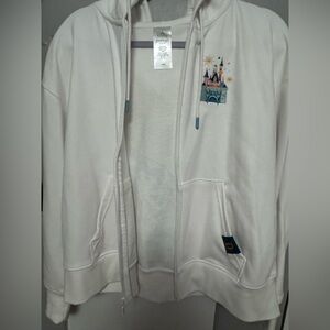 White Disney castle sweatshirt size M